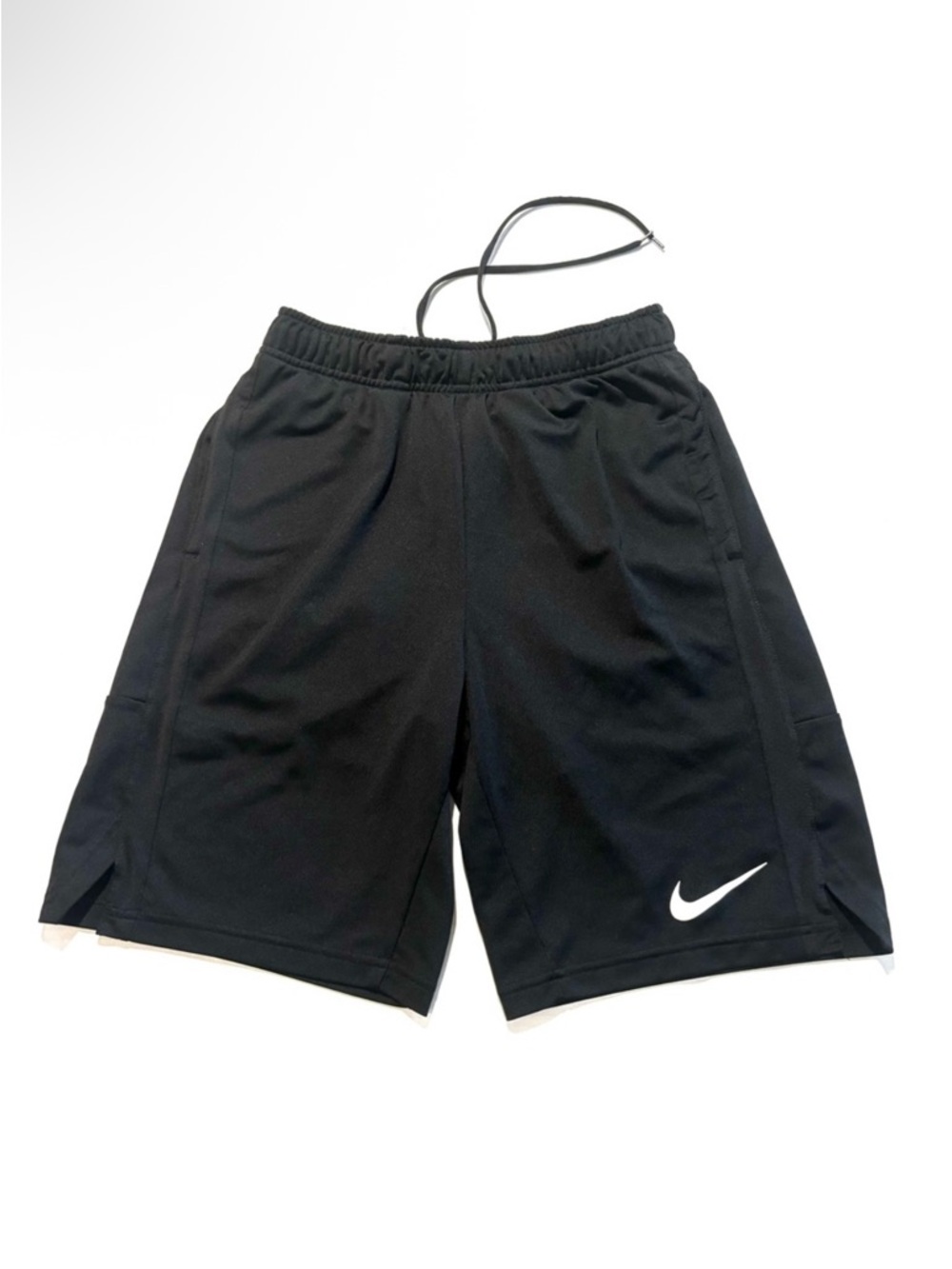 Nike Men's Dri-FIT Knit Training Workout Athletic Shorts Drawstring Black Size S